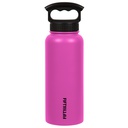 Fifty Fifty Vacuum Insulated Bottle 3 Finger Lid 1L (Lipstick Pink)
