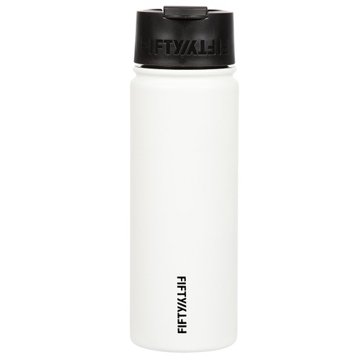 [V20005WH0] Fifty Fifty Vacuum Insulated Bottle Flip Lid 591ML (Winter White)