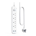 Anker PowerExtend 6-IN-1 PowerStrip (White)