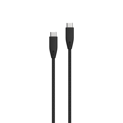 [PBCC2BK] Powerology Braided USB-C to USB-C Cable 2m (Black)