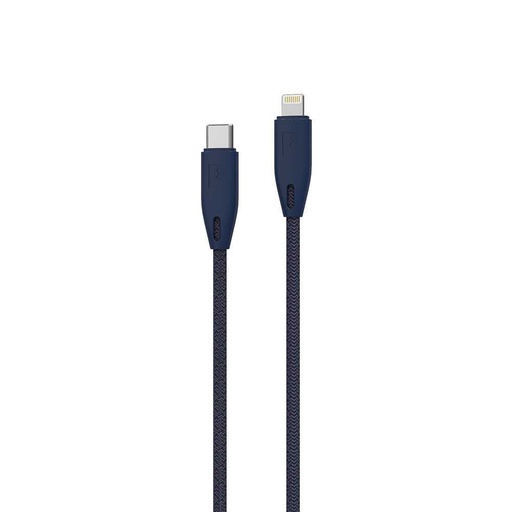 [PCAB001-BU] Powerology Braided USB-C to Lightning Cable 1.2M (Blue)
