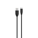 Powerology Braided USB-A to Type-C Cable 1.2M (Black)