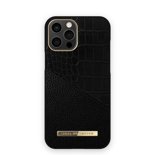 [IDACSS20-I2061-212] iDeal of Sweden Atelier for iPhone 12/12 Pro (Nightfall Croco)