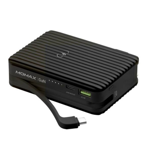 [IP95UKD] Momax Q. Plug Portable 65W GaN Charger (Black)