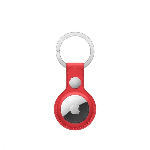 [MK103FE/A] Apple AirTag Leather Key Ring (Red)