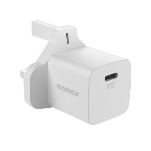 [UM25UKW] Momax One Plug 20W mini USB-C Charger (White)
