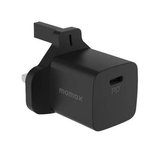 [UM25UKD] Momax One Plug 20W mini USB-C Charger (Black)