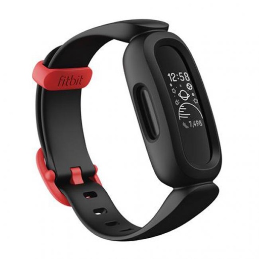 [FB419BKRD] Fitbit Ace 3 Fitness Wristband for Kids (Black/Racer Red)