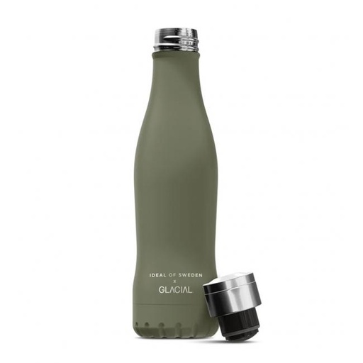[GLCLBTL-297] iDeal of Sweden Active Glacial Bottle 400ML (Victory Khaki)