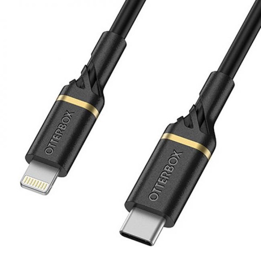 [78-52551] Otterbox Lightning to USB-C Standard Cable 1m (Matte Black)