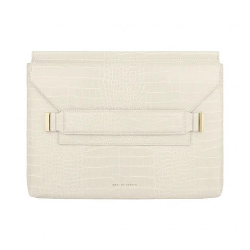 [IDJL13SSS21-275] iDeal of Sweden June Laptop Sleeve 13&quot; (Cream Beige Croco)