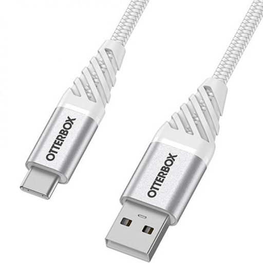 [78-52669] Otterbox USB-A to USB-C Premium Cable 3m (White)