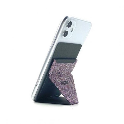 [MS007S-4-FLASHING-LTPK] MOFT Sparkle Phone Stand With Card Holder (Orchid)
