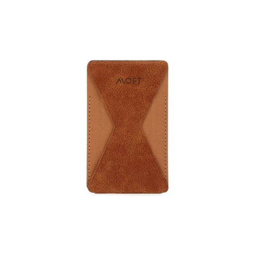 [MS007S-1-BNBN] MOFT Phone Stand With Card Holder (Brown)