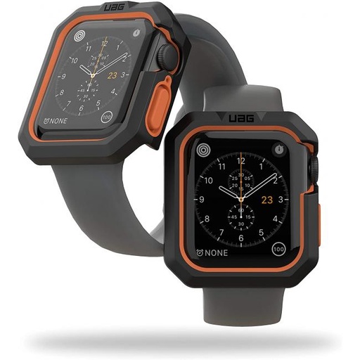 [1A148D114097] UAG Apple Watch Civilian Case for 44mm (Black/Orange)