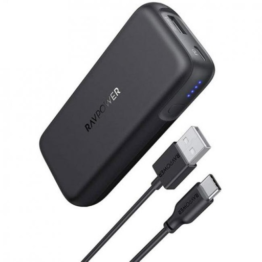 [RP-PB186B-20W] RAVPower PD Pioneer 20W 2-Port Power Bank 10000mAh (Black)