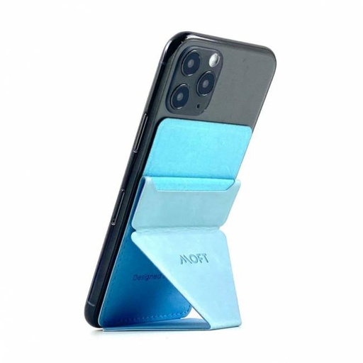 [MS007S-1-BUBU] MOFT X Phone Stand With Card Holder (Baby Blue)