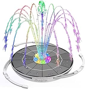 [X002V9BMBF] Aisitin 6.5W LED Solar Fountain Pump