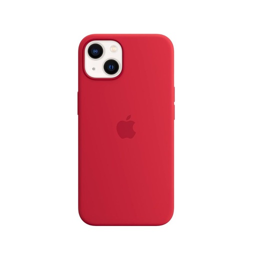 [MM2C3] Apple Silicone with MagSafe for iPhone 13 (PRODUCT) Red