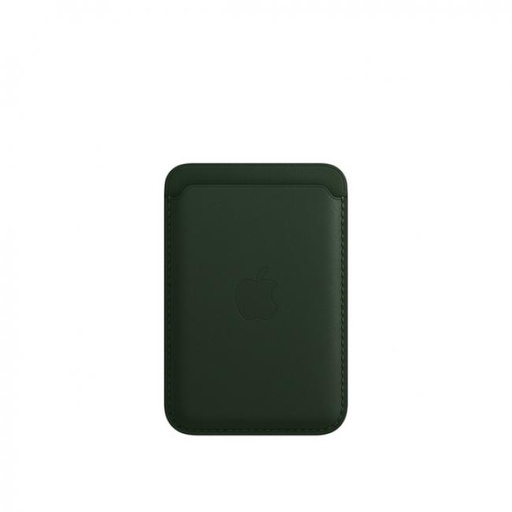 [MM0X3FE/A] Apple iPhone Leather Wallet with MagSafe (Sequoia Green) - EOL