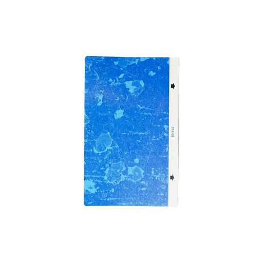 [F-01-F0622] Devia Back Sticker for Smartphone (Marble Blue)