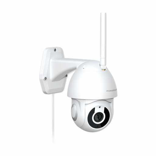[PSOWC360WH] Powerology Wifi Smart Outdoor Camera 360 Horizontal and Vertical Movement