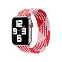 WIWU Braided Solo Loop Watchband For iWatch 42-44mm / M:142mm (Pink/Red)