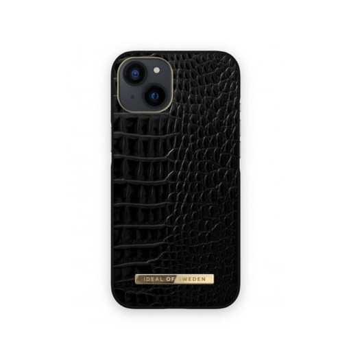 [IDACAW20-I2161-236] Ideal of Sweden Atelier Case for iPhone 13 (Neo Noir Croco)