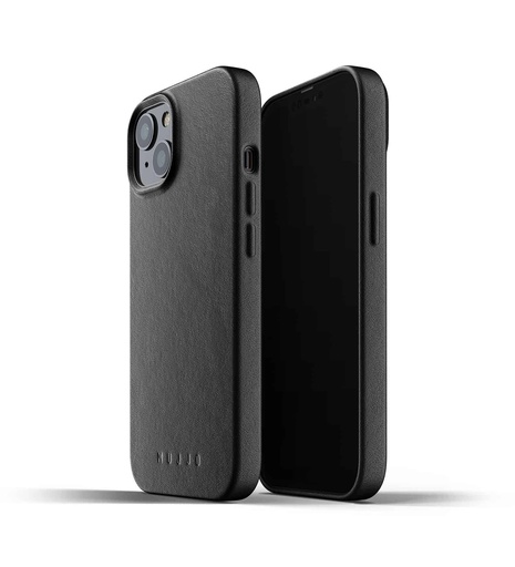 [MUJJO-CL-021-BK] Mujjo Full Leather Case for iPhone 13 (Black)