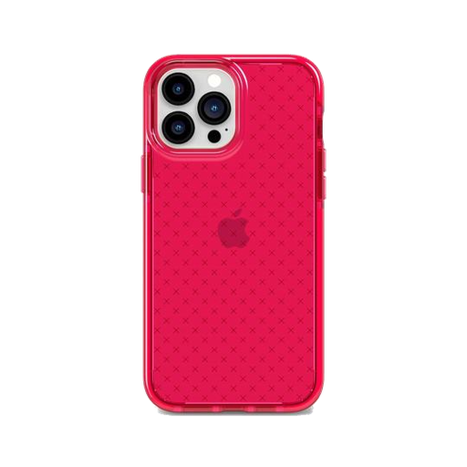 [T21-8968] Tech21 EvoCheck Case for iPhone 13 Pro Max (Rubine Red)