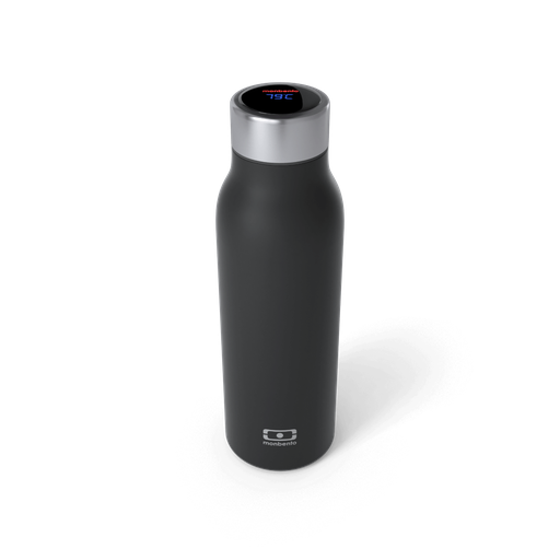 [34024002] Monbento Genius Smart Insulated Bottle 500ml (Black Onyx)