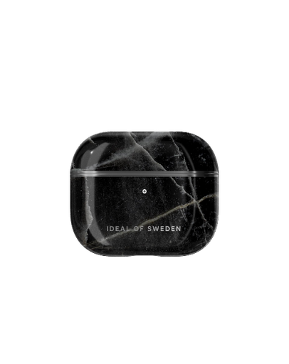 [IDFAPCAW21-G4-358] Ideal of Sweden Printed Case for Airpods 3 (Black Thunder Marble)