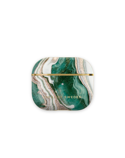 [IDFAPC-G4-98] Ideal of Sweden Printed Case for Airpods 3 (Golden Jade Marble)