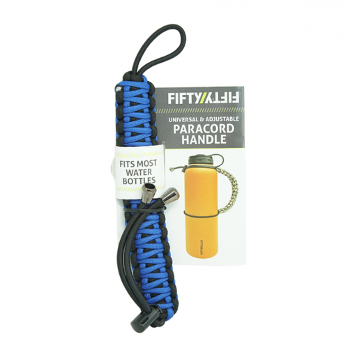 [A34004BL0] Fifty Fifty Paracord Handle for Bottles Outdoor (Blue)