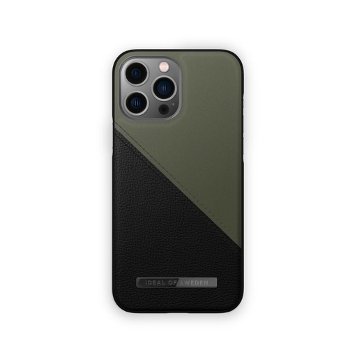 [IDACAW21-I2161P-362] iDeal of Sweden Atelier iPhone 13 Pro (Onyx Black Khaki)