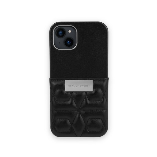[IDSCAW21-I2161-344] iDeal of Sweden Statement iPhone 13 (Quilted Black-Mini Pocket)