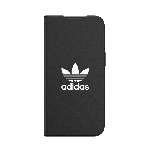 [47095] Adidas Trefoil Booklet Case for iPhone 13 Pro (Black/White)