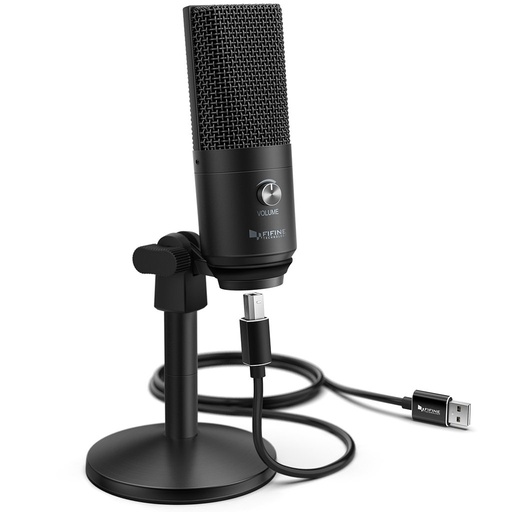 [FIFINE-K670] FIFINE USB Mic with a Live Monitoring Jack for Streaming, Podcasting
