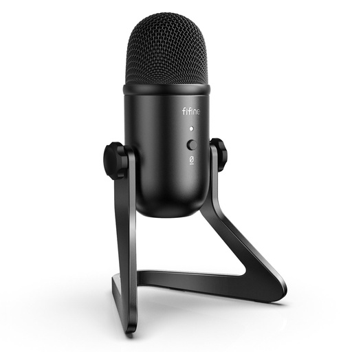 [FIFINE-K678] FIFINE Studio USB Mic with a Live Monitoring, Gain Controls, a Mute Button for Podcasting