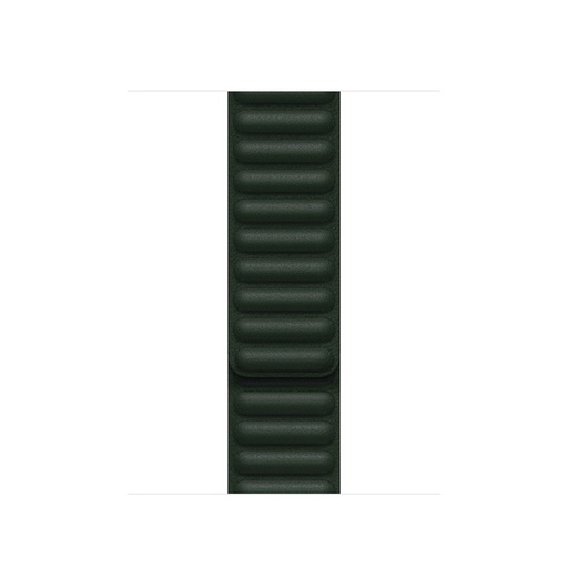 [ML7Q3] Apple Watch Leather Link 41mm M/L (Sequoia Green)