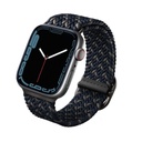 UNIQ Aspen Designer Ed Braided Apple Watch Strap 45/44/42mm (Obsidian Blue)