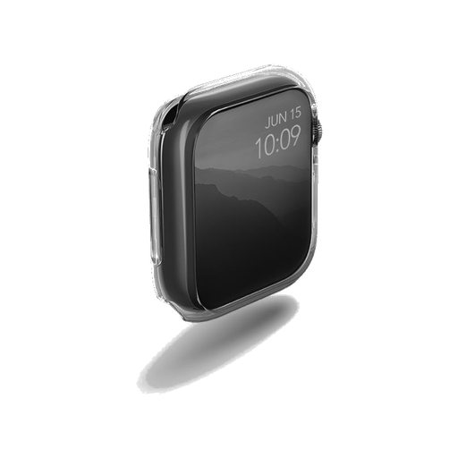[UNIQ-45MM-GLSDUALPK] يونيك حماية شاشة ساعة أبل زجاج 45 مم (أسود شفاف)