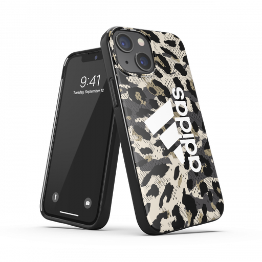 [47255] Adidas Graphic Snap Case for iPhone 13 Mini (Leopard Beige)