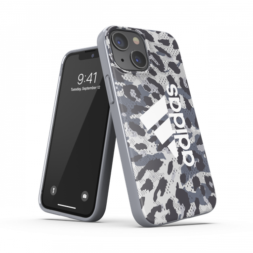 [47256] Adidas Graphic Snap Case for iPhone 13 Mini (Leopard Grey)