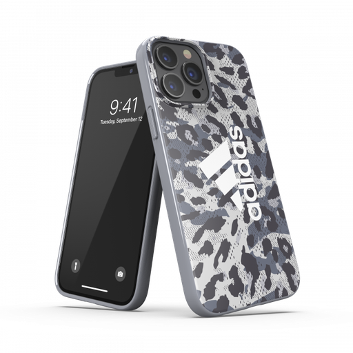 [47262] Adidas Graphic Snap Case for iPhone 13 Pro Max (Leopard Grey)