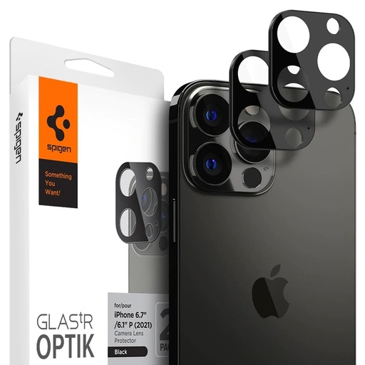 [AGL03381] Spigen Camera Lens Screen Protector for iPhone 13 Pro/13 Pro Max (Optik Black)