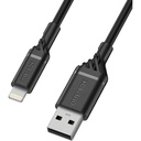 Otterbox Lightning to USB-A Standard Cable 2m (Black)
