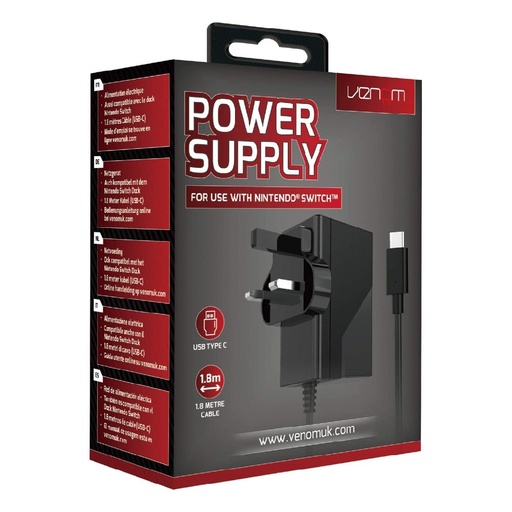 [VS4908] Venom Nintendo Switch Power Supply