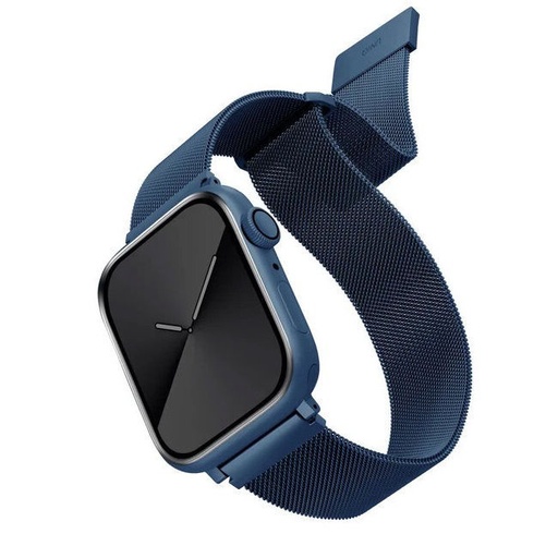 [UNIQ-45MM-DANCBLU] UNIQ Dante Mesh Steel Strap for Apple Watch 45/44/42mm (Cobalt Blue)