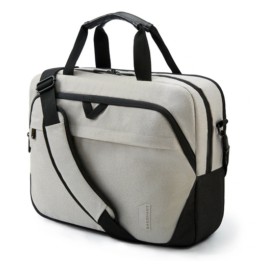 [BM0302004AN008] Bagsmart 15.6 Inch Briefcase Lockable Computer Bag (Gray)